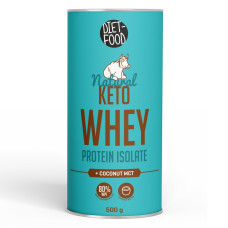 Натуральний кето-ізолят сироваткового протеїну 500 г (Natural Keto Whey Protein Isolate) арт.0235-DF